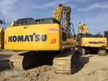 Used Komatsu Excavator,Used Komatsu in yard,Back of used Komatsu